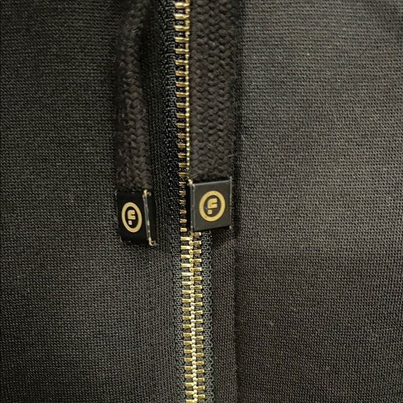 Fresh Black Zip-Up Men's Sweater - Picture 5 of 12